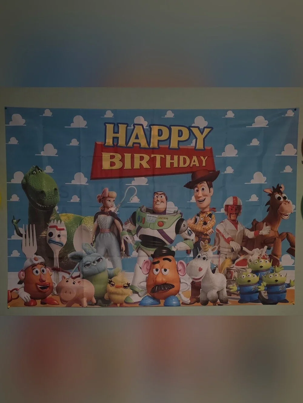 Toy Story Party Backdrop And Decorations